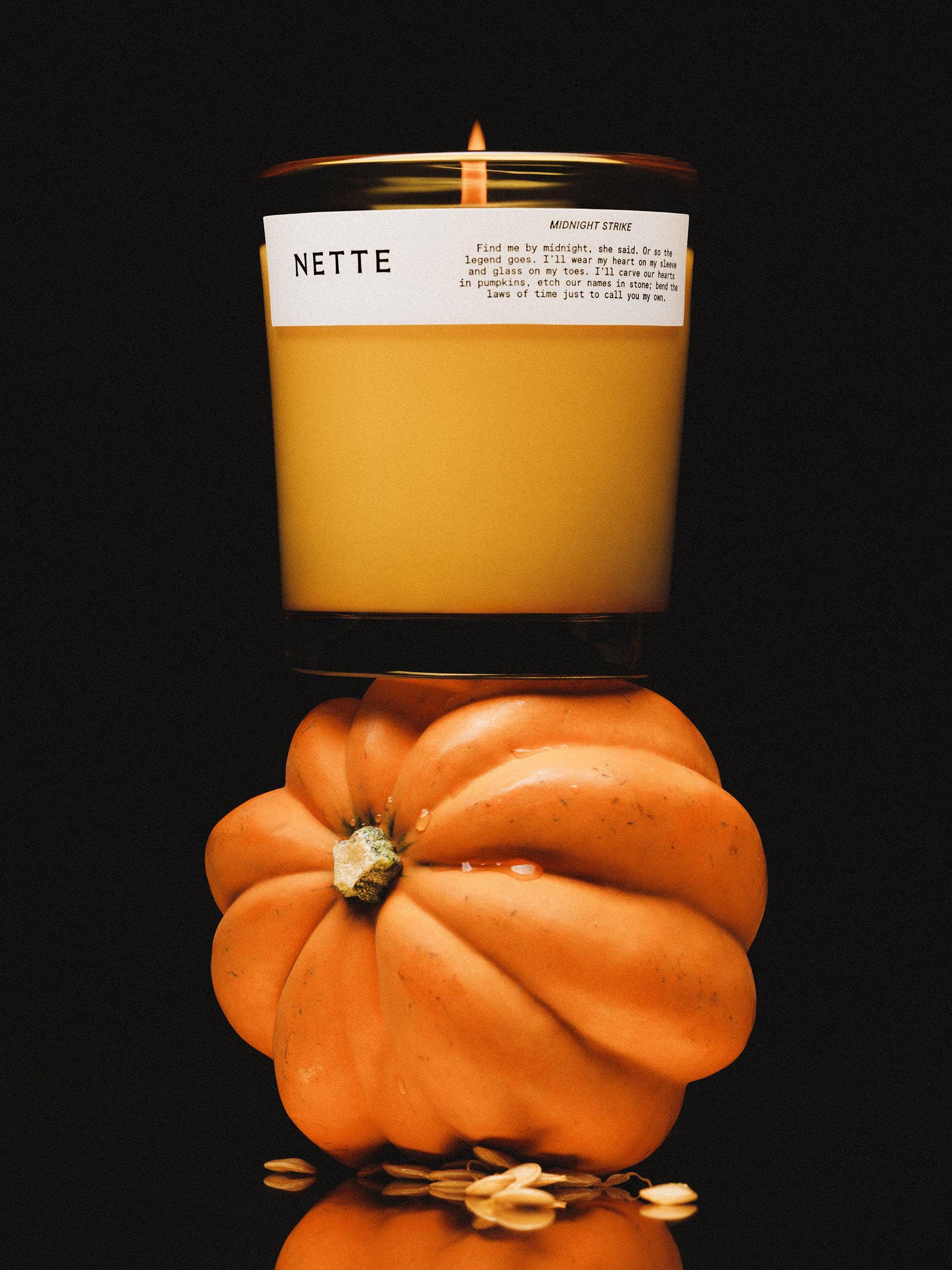 Nette - Vente Bougie en bocal - Bougie Parfumée Midnight Strike3
