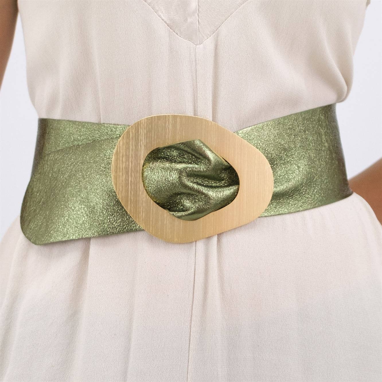 Cecile Wang - Wholesale Belt - Women's - Shiny leather belt 85005516