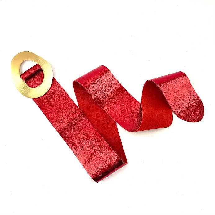 MILANO AMOUR – Großhandel Gürtel – Damen – SADE Laminatgürtel aus echtem Leder, Einheitsgröße, mit Schnalle10