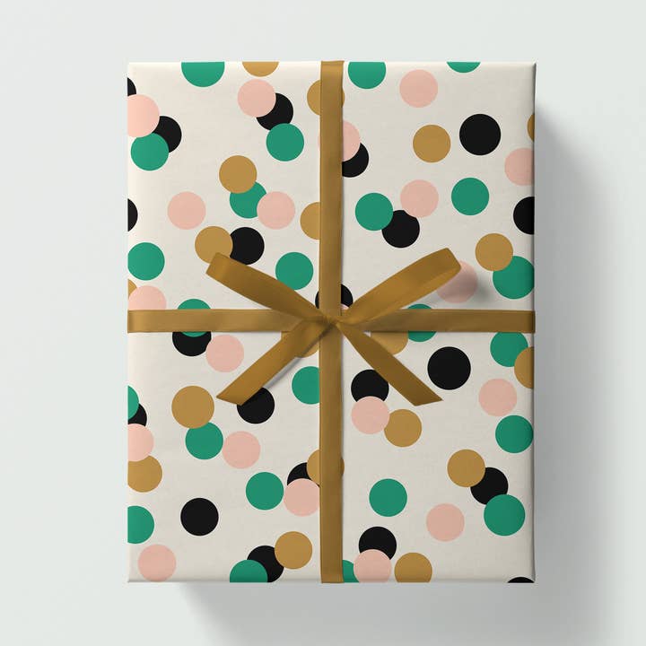 Graphic Factory – Großhandel Geschenkpapier in Bögen – Smiles Gift Wrap Sheet | Wrapping Paper | Green0
