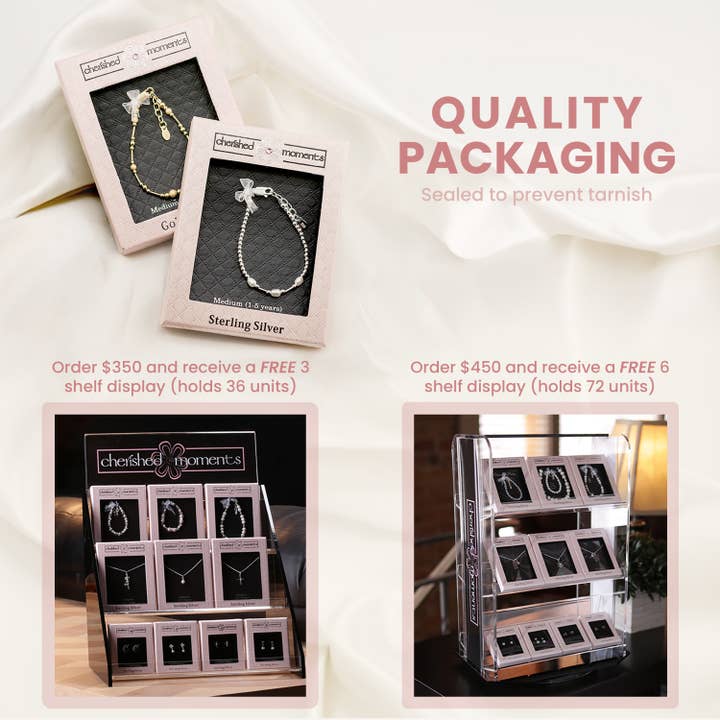 Cherished Moments – wholesale Halsband - Barn – Flickor Sterling Silver Strand of Pearls Barnhalsband4