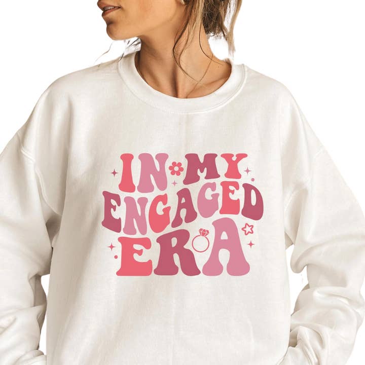 In my engaged era Crewneck for wholesale by Brandy & Daisy's Boutique