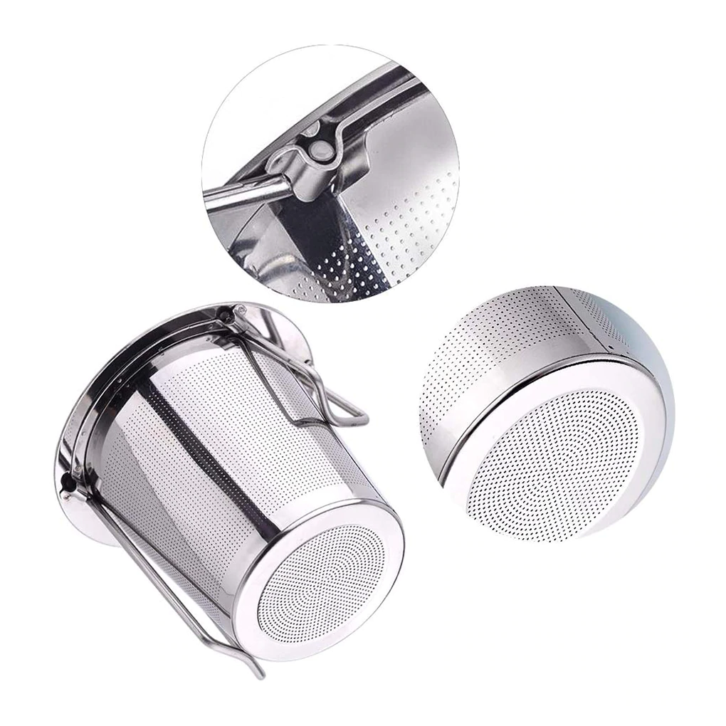 ARELO – wholesale Tesil/Infuser – Hopfällbar tesil i rostfritt stål med lock2