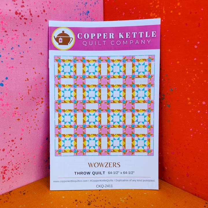 Wowzers | CKQ-2411 Quilt Pattern for wholesale by Copper Kettle Quilt Company