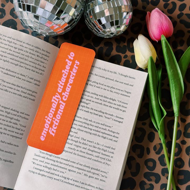 Tillie Rose Studio - Wholesale Bookmark - Emotionally Attached to Fictional Characters Bookmark2