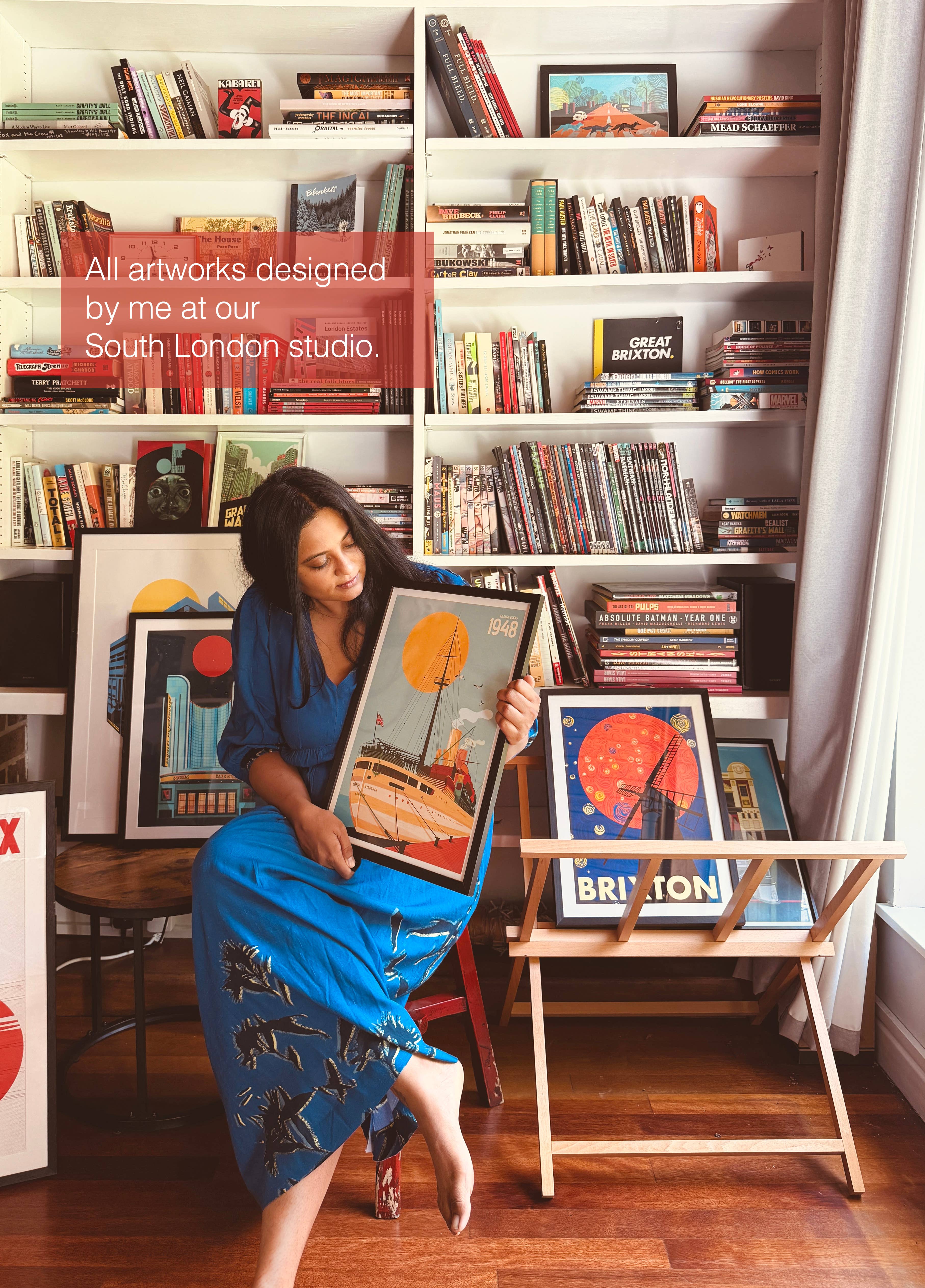 EYE FOR LONDON PRINTS - Wholesale Art Print - Electric Avenue Brixton London Art Print3