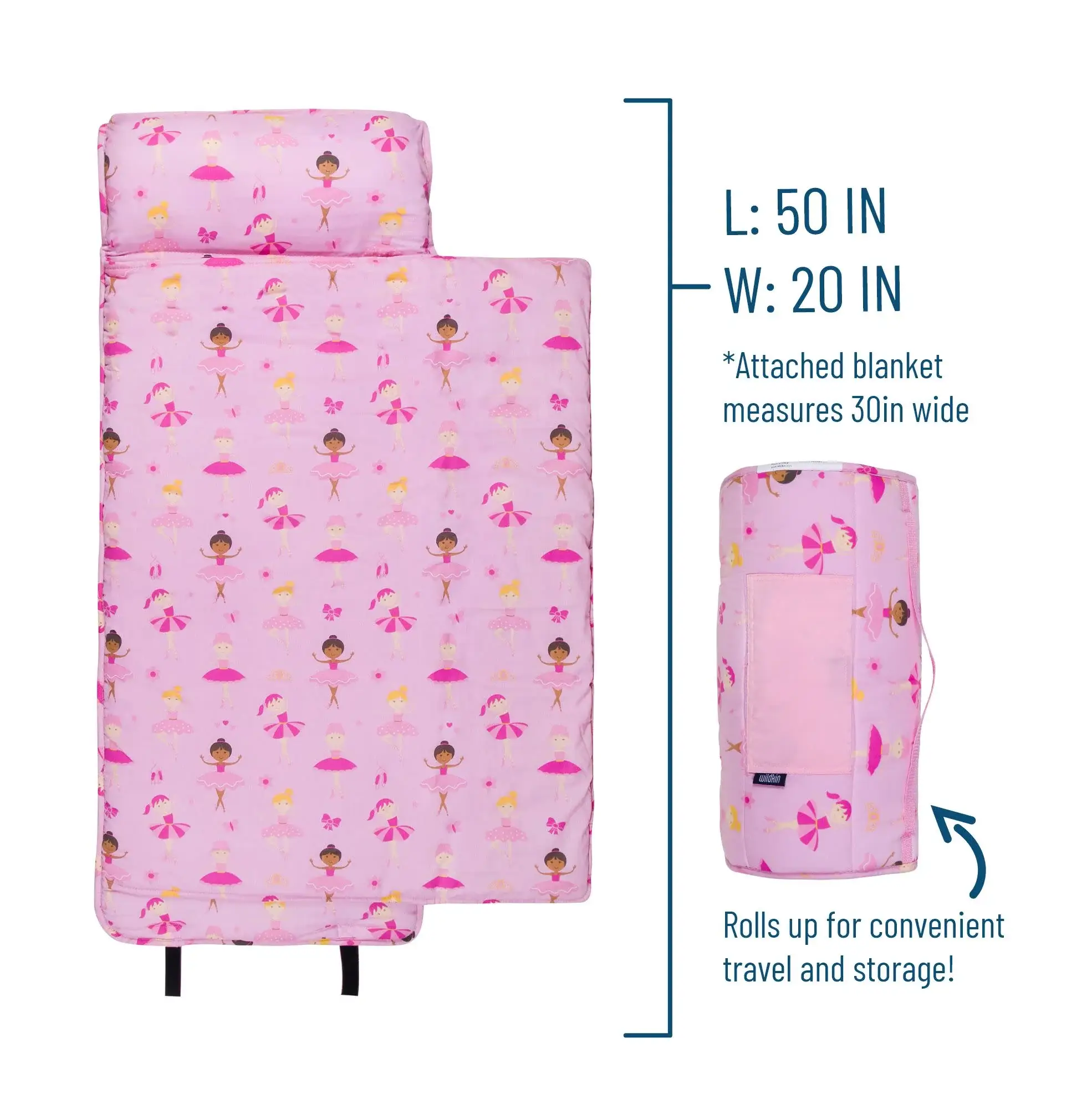 Wildkin - Wholesale Nap Mat - Kids & Baby - Ballerina Original Nap Mat3