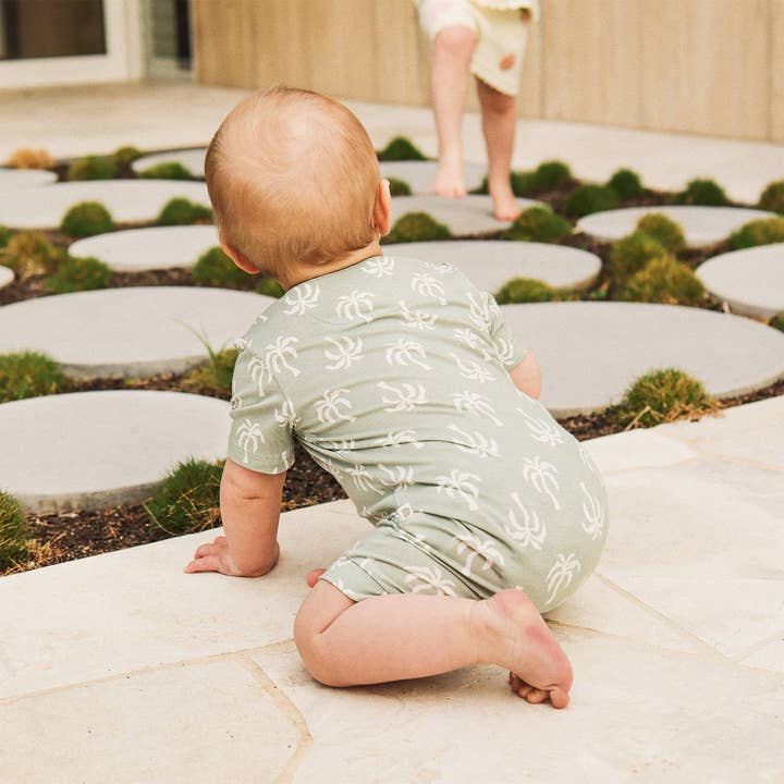 Day or Night Onesie Short Sleeve - Palm Tree for wholesale on Faire3