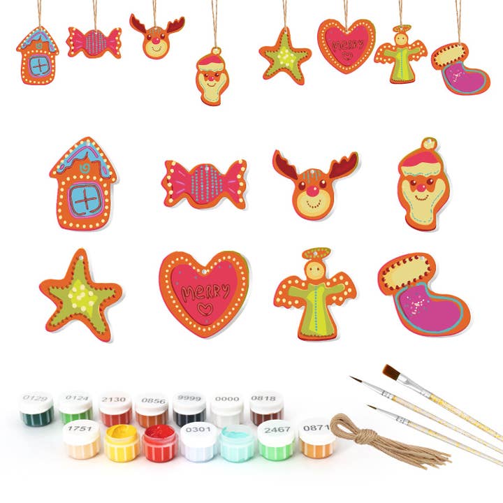 Winter Wonders Paintable Ornaments for wholesale by Paint Your Numbers