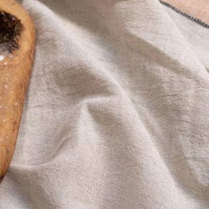 Une Vie Nomade - Wholesale Tea Towel - Satsuma Linen Kitchen Towel in Natural-Paloma3