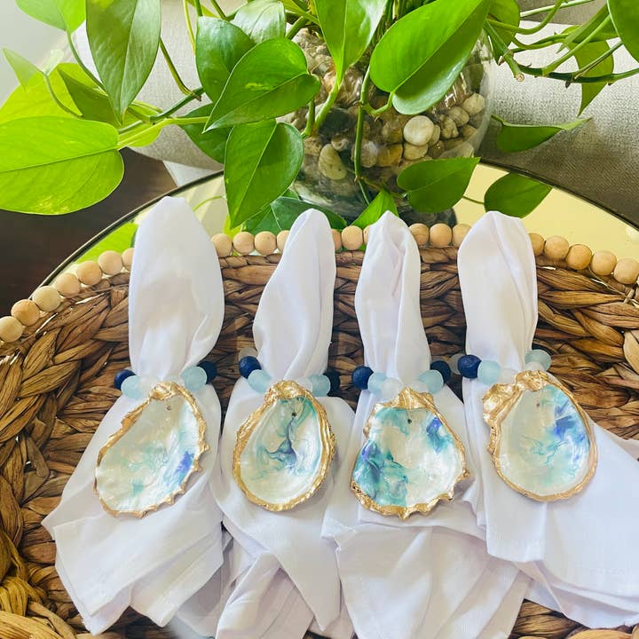 Oyster Shell Napkin Ring and other Purchase Wholesale pearl napkin rings. Free Returns & Net 60 Terms on Faire trending on Faire.
