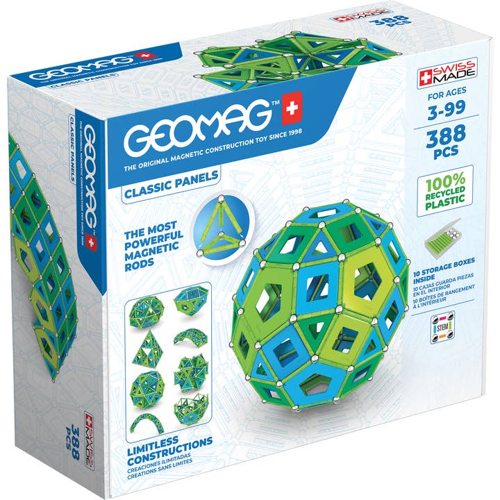 Geomag™ Masterbox Panels Cool Colors 388 Playset for wholesale by GEOMAGWORLD USA