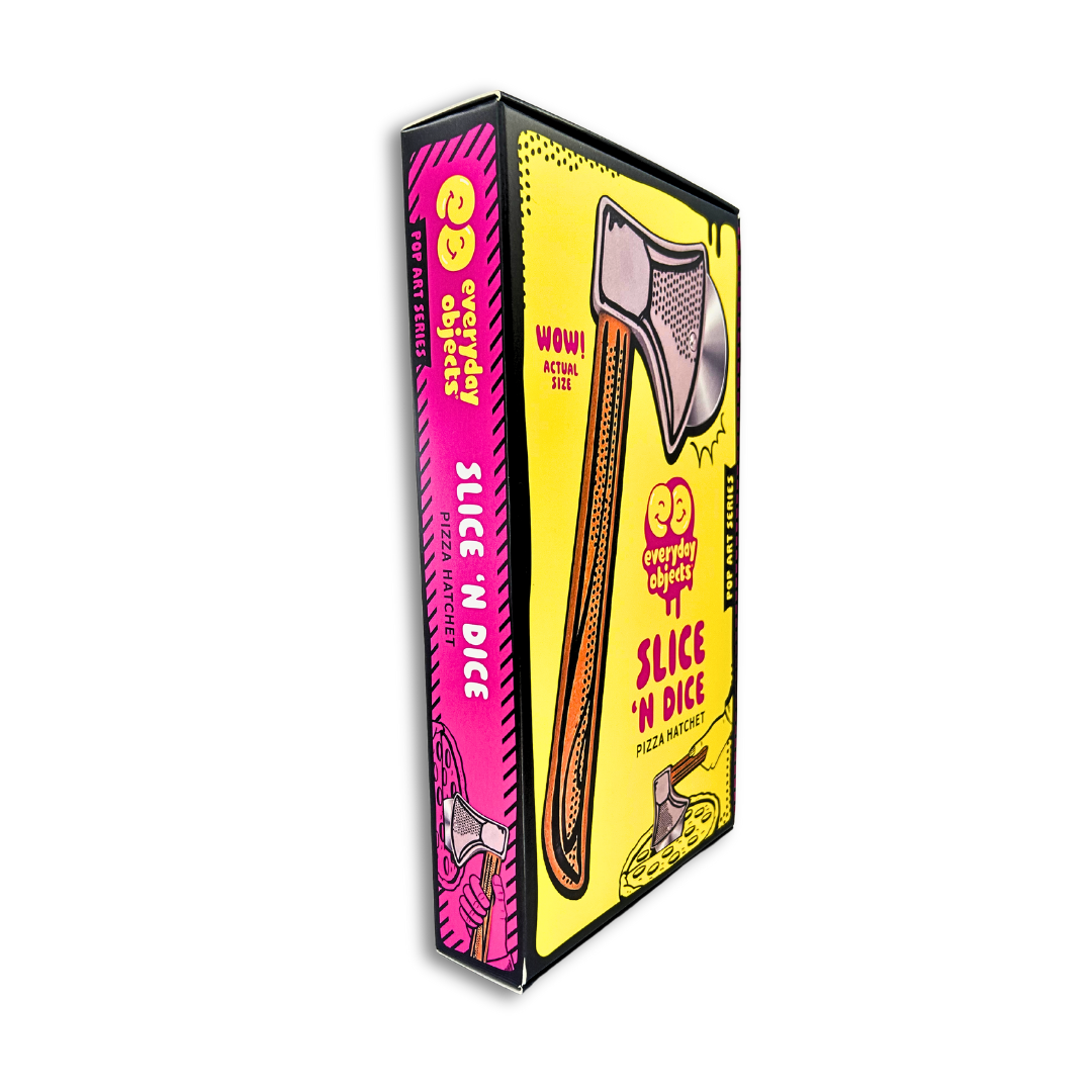 Everyday Objects - Wholesale Pizza Wheel - Slice 'N Dice Pizza Cutter Hatchet - Stainless Steel Blade8