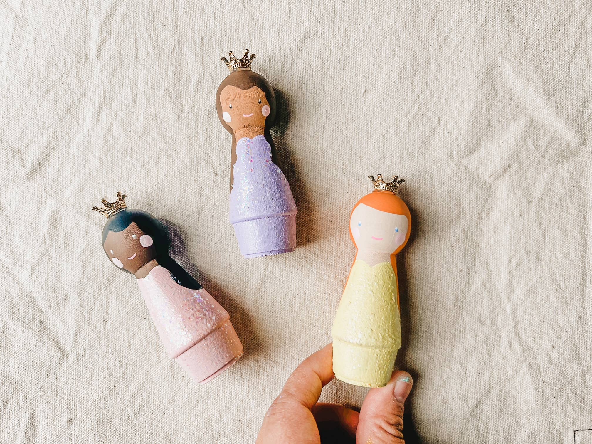 Happy KidDough - Wholesale Doll - Kids - Wooden Princess Dolls3