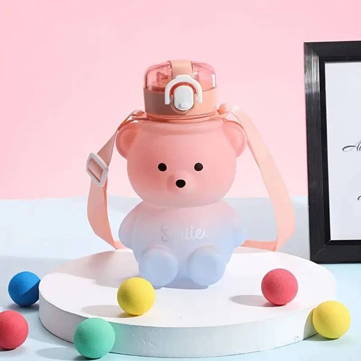 Haaro - Wholesale Water Bottle - Attractive Bear Water Bottle For Kids - Assorted