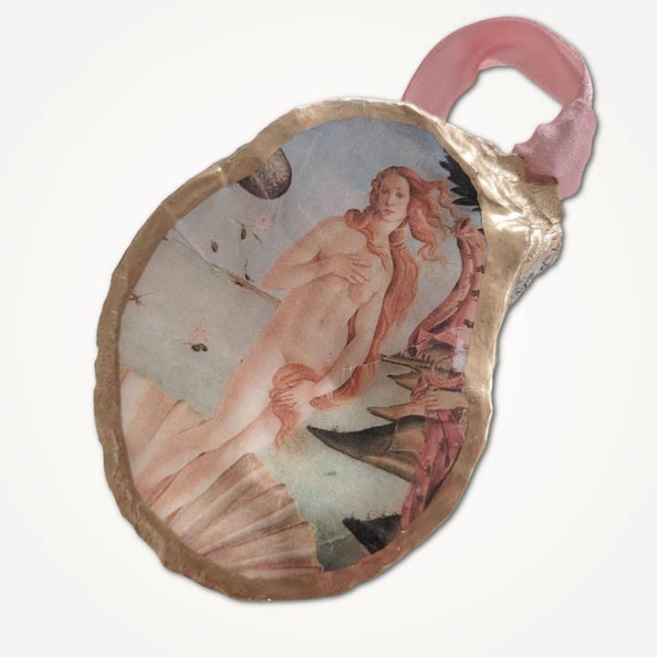 Beatrixbell Handcrafted - Wholesale Ornament - Birth of Venus Ornament • Oyster Shell4