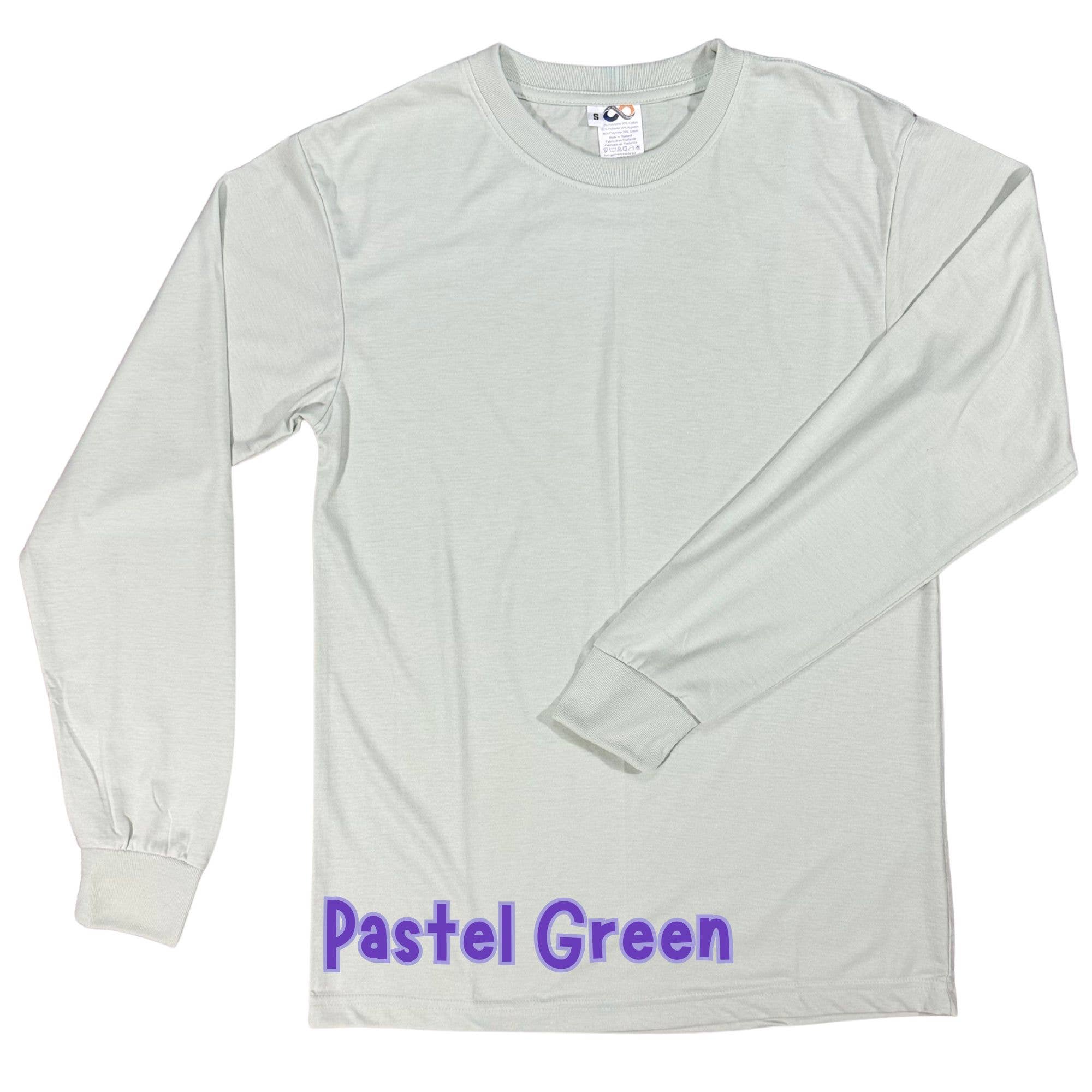 Infinite Sourcing & Trading LLC. – Engroshandel T-shirt til sublimationstryk – unisex – Sublimeringsbluse med lange ærmer: 80/20 Polyester Bomuld4