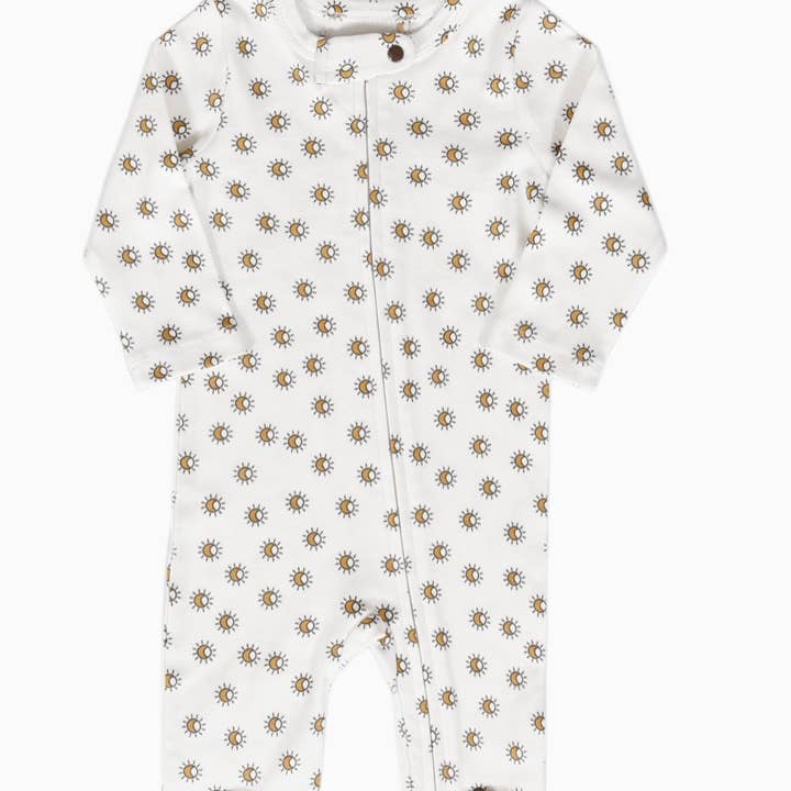 baby organic footie | Sun Ray for wholesale by Finn + Emma