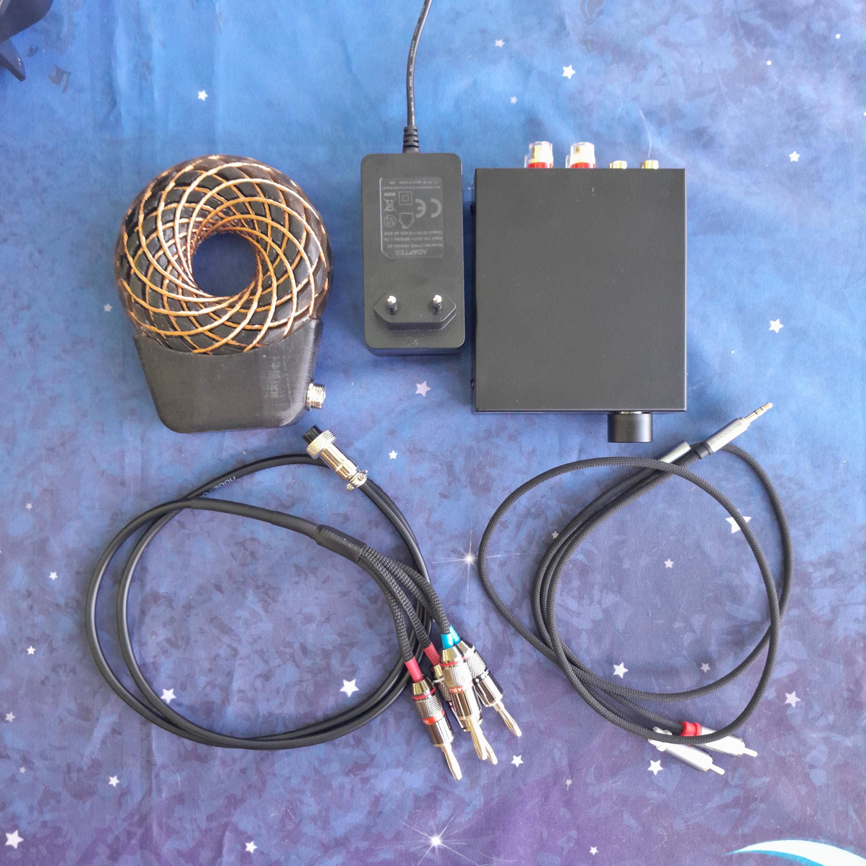 Mundo Orgon - Wholesale Meditation Supplies - Rodin Torus Coil 100mm | Portable Scalar Wave PEMF Device with Shungite, Case, and 60W Amplifier9