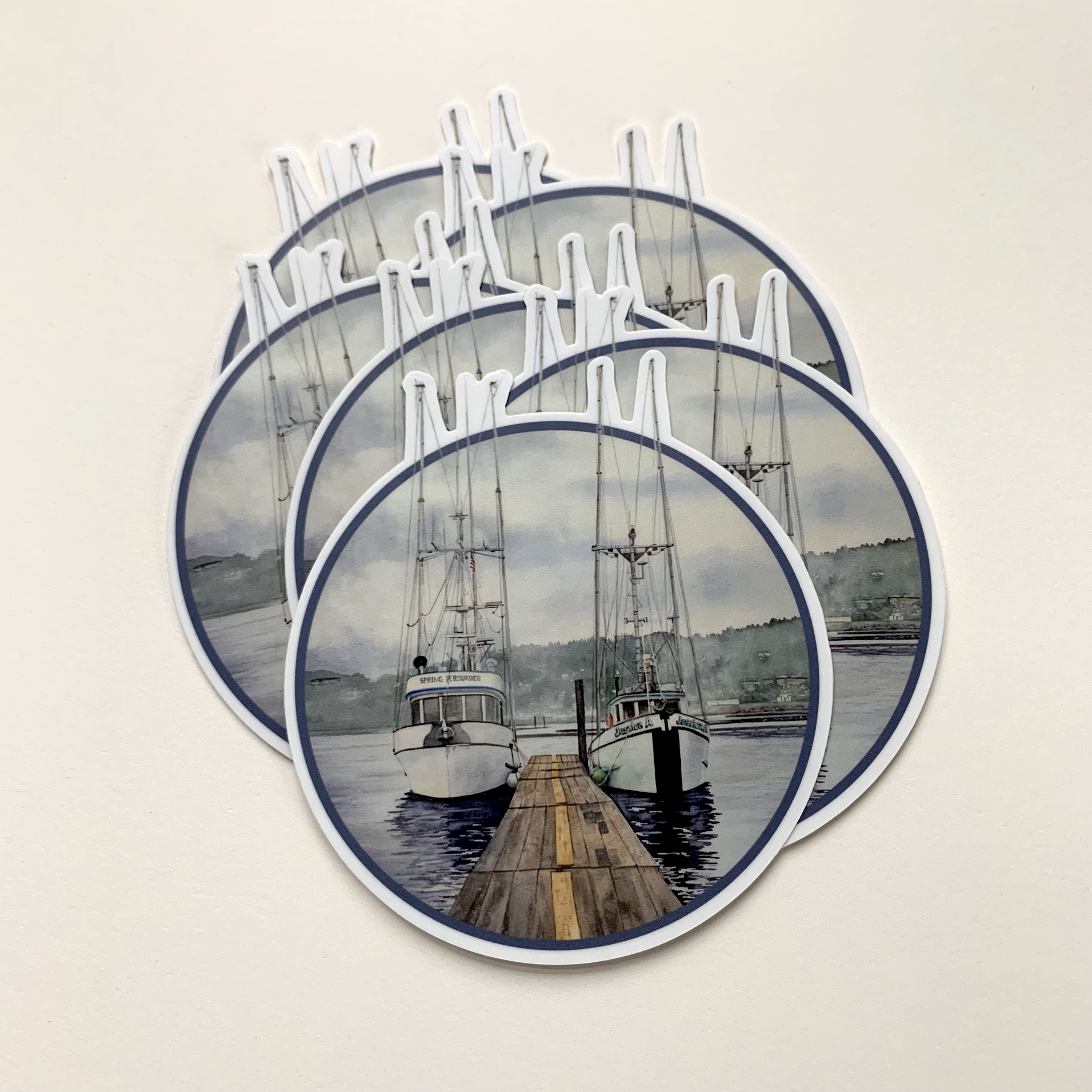 CMarie Northwest - Wholesale Sticker - Troller Sticker, Boating in the Pacific Northwest Decal3