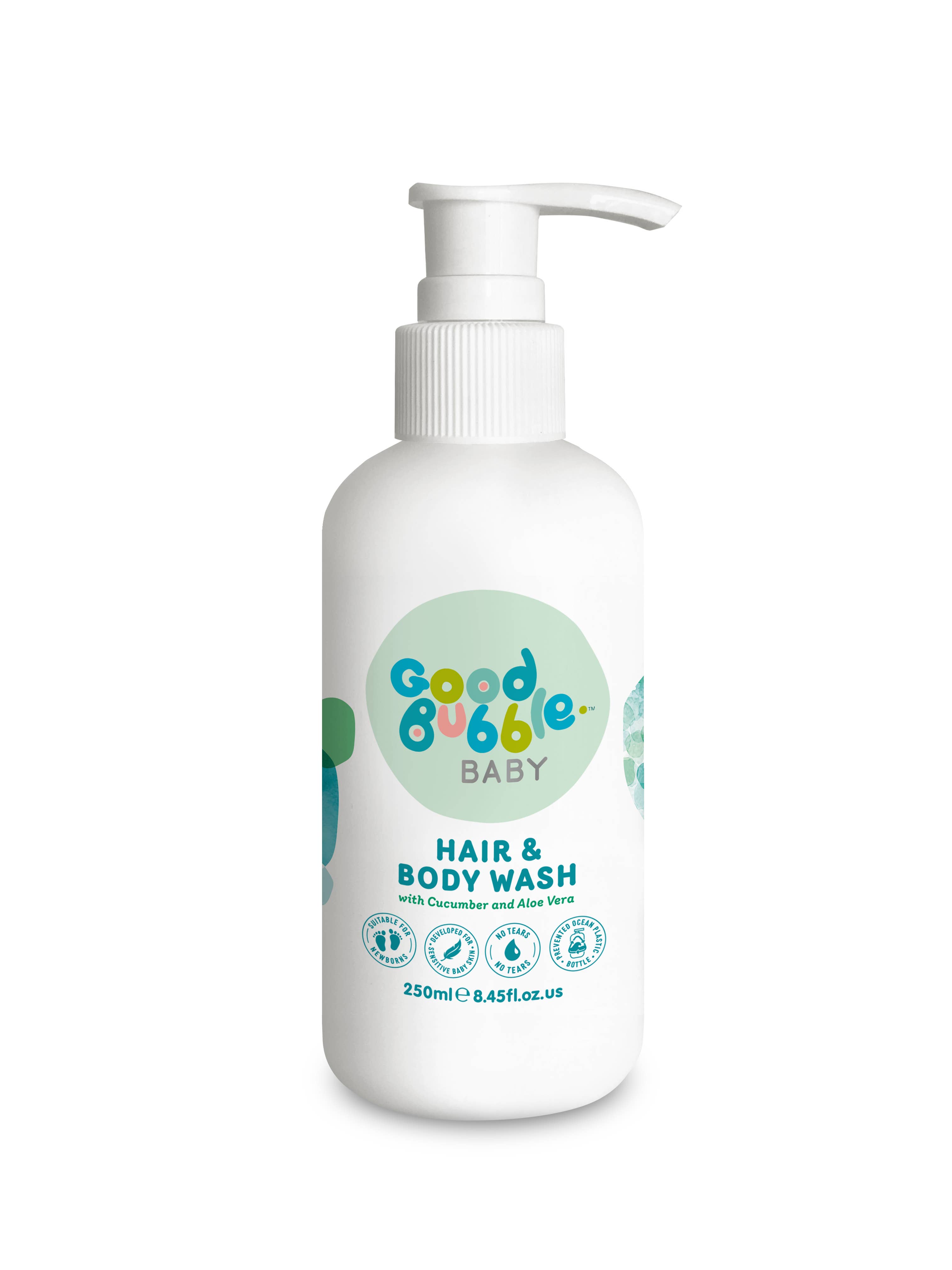 Good Bubble - Vente Gel douche – enfant et bébé - Nettoyant pour cheveux et corps Good Bubble Baby 250 ml