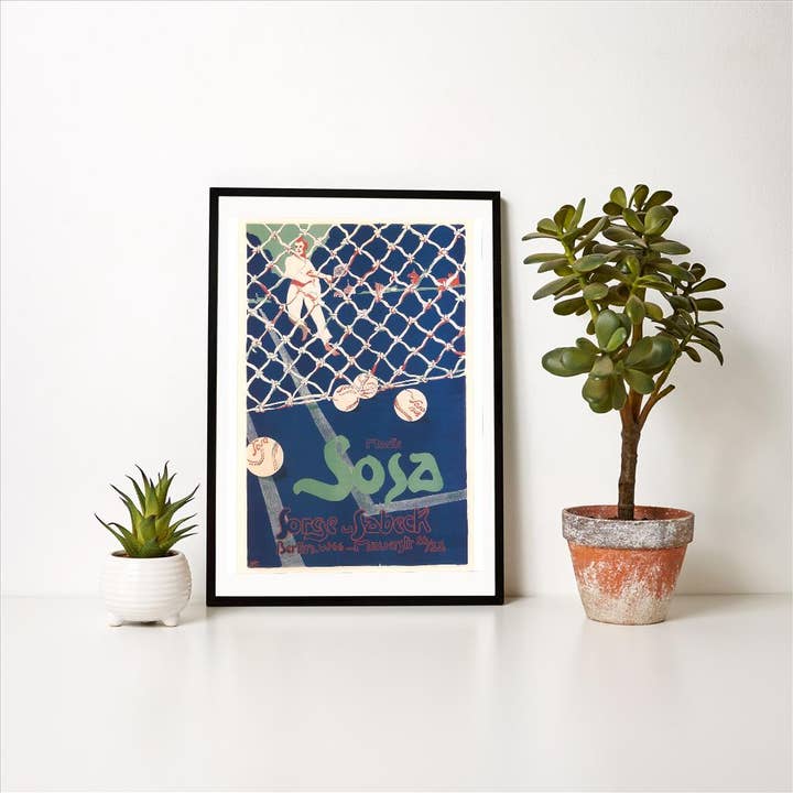 Found Image Press - Wholesale Art Print - Art Print TE-44 Sosa Tennis Poster1
