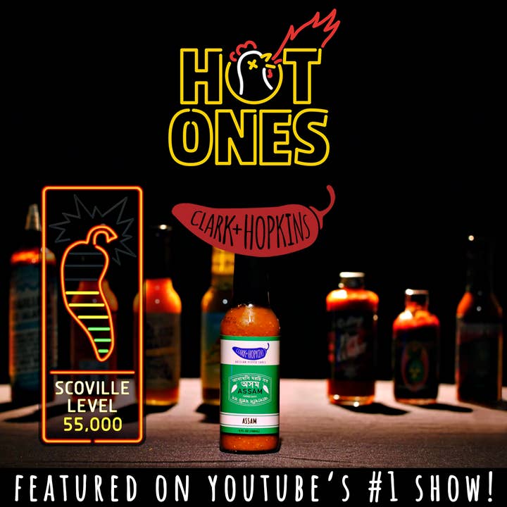 Clark + Hopkins - Vente Sauces piquantes - Sauce piquante au curry et au poivre fantôme d'Assam2