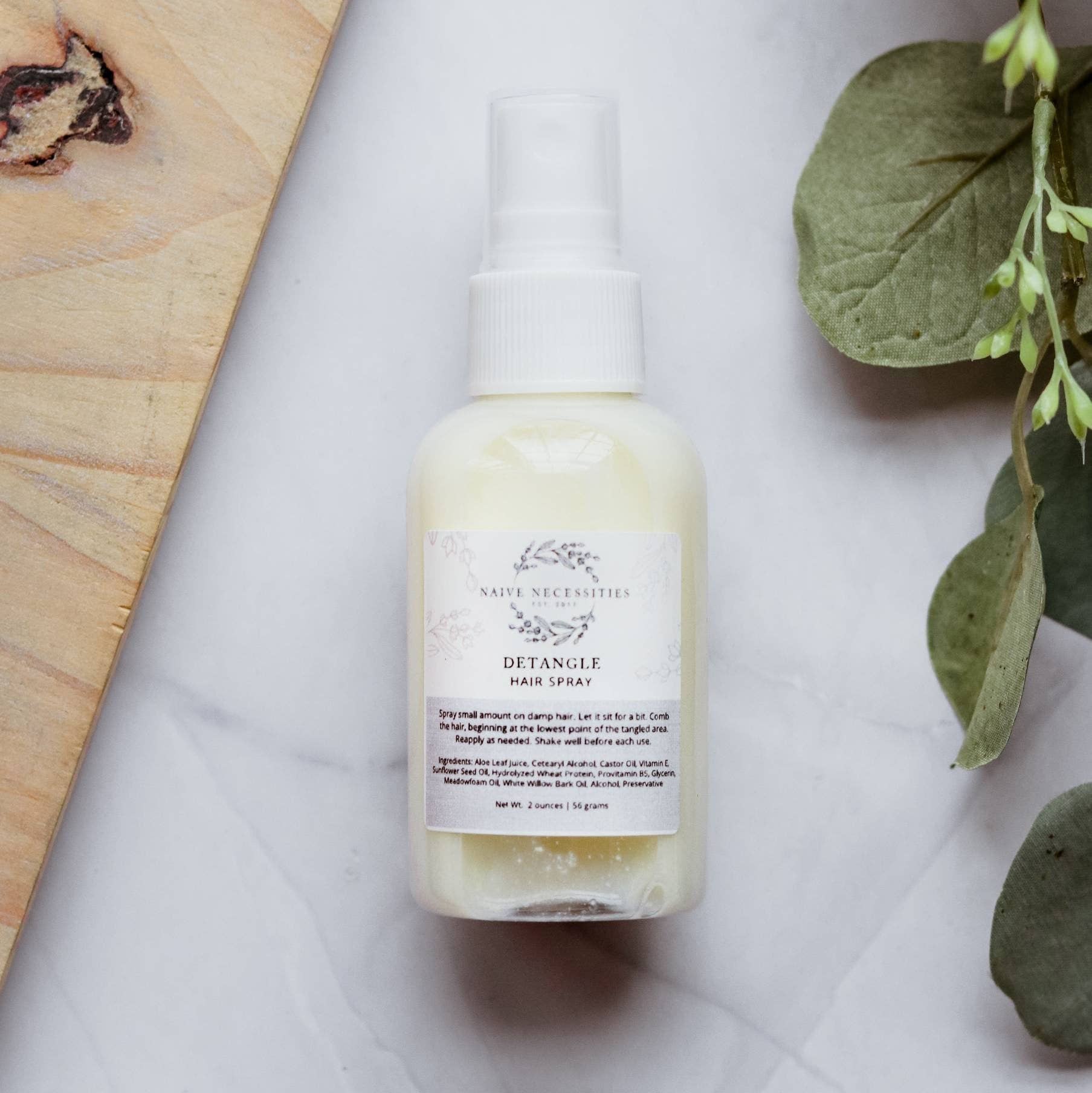 Naive Necessities - Wholesale Hair Spray - Leave-In Detangle Hair Spray