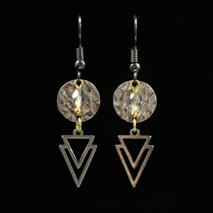 Shield & Arrow Earrings for wholesale by JAC Jewelry Designs
