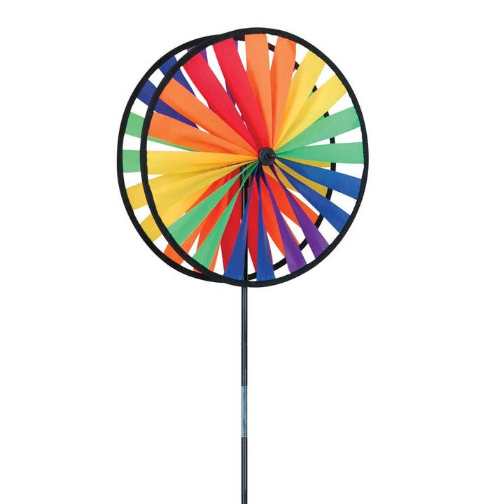 Rainbow Double Wheel Spinner for wholesale by Premier Kites & Designs