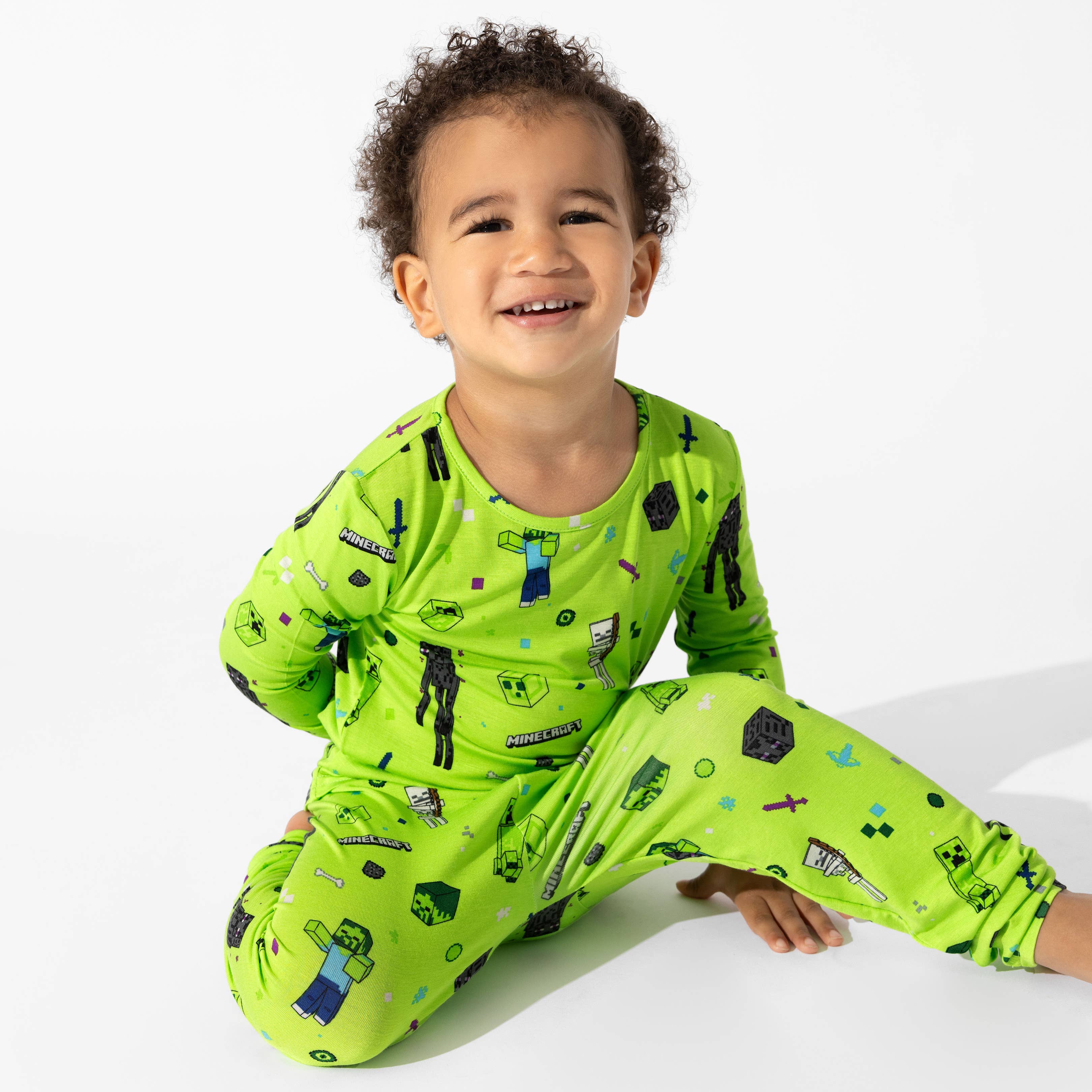 Bellabu Bear - Wholesale Sleepwear Set - Kids - Minecraft Mob Squad Bamboo Kids Pajamas9