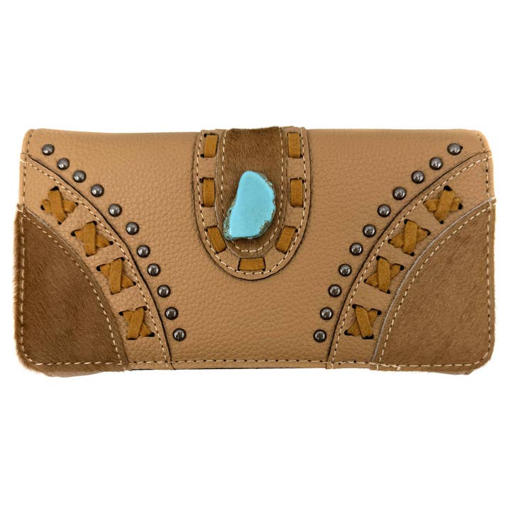 Cheyenne Horsehair Western Women Wallet for wholesale by Lunar Deer