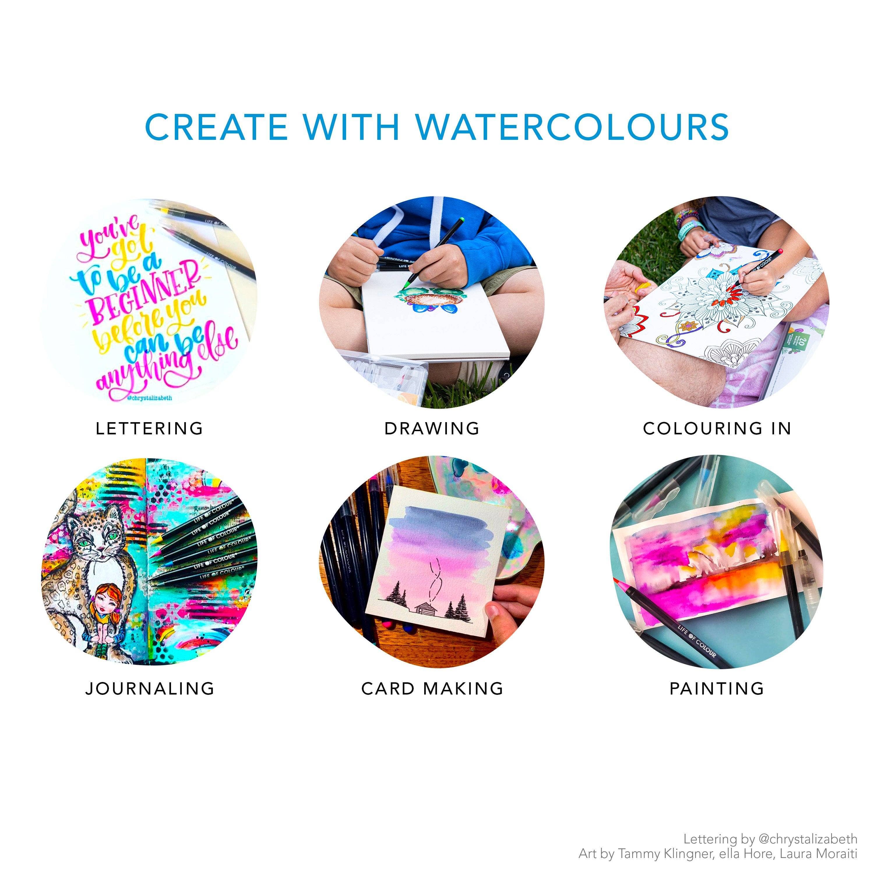 Life of Colour - Wholesale Paint set - Watercolour Brush Pens - Set of 205