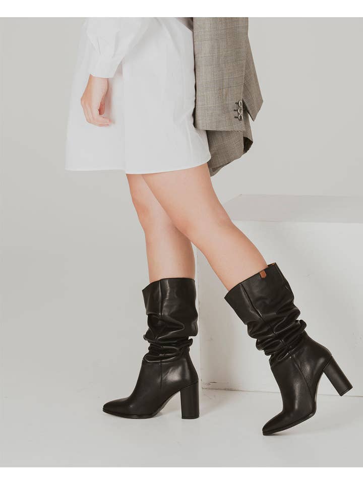 POPA - Wholesale Boots - Women's - Julieta Black Leather Boot2