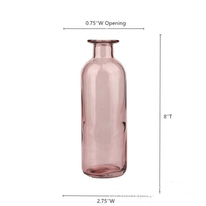 Sweet Home Deco - Wholesale Vase - Colorful Bud Vases, Assorted Glass Bottles, Flower Vases2