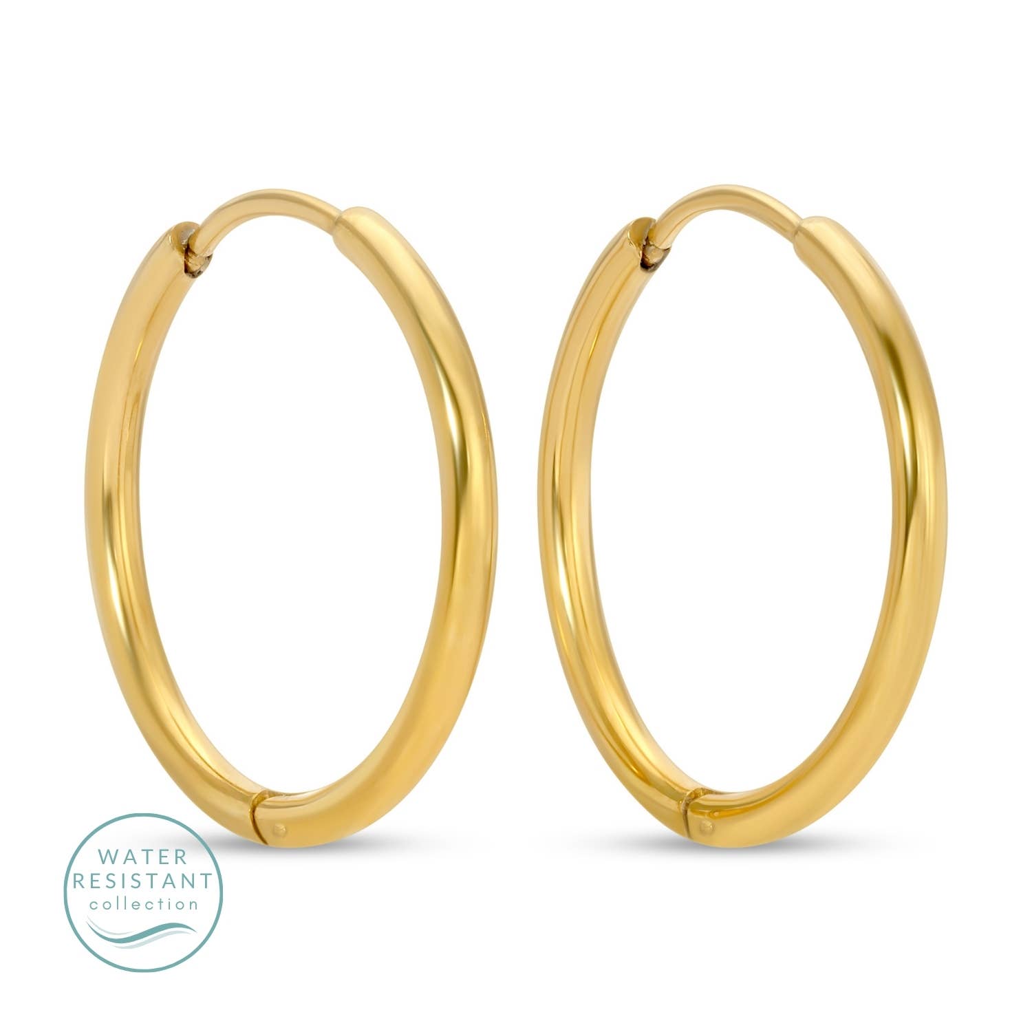 Splendid Iris - Wholesale Huggie Earrings - Basic Huggies, Water Resistant3