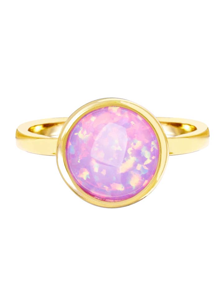 Cotton Candy Ring In Created Opal - GF for wholesale by Zoey Simmons