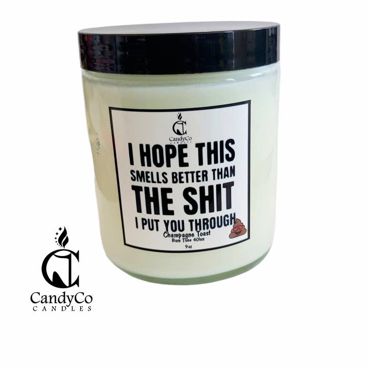 I hope this smells better mothers day humor gift candle mom for wholesale by The Candy Collections