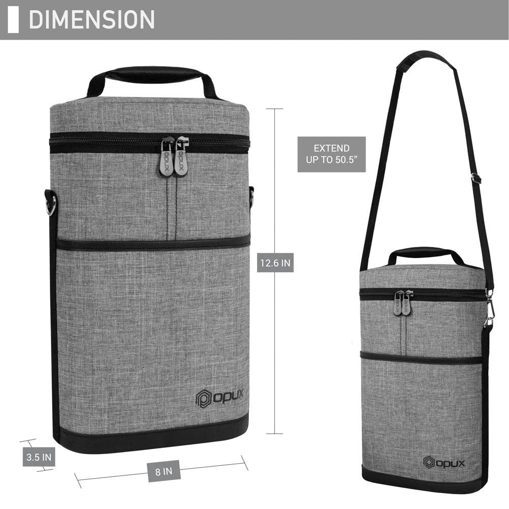 OPUX – Großhandel Weintasche – Weintragetasche für 2 Flaschen3