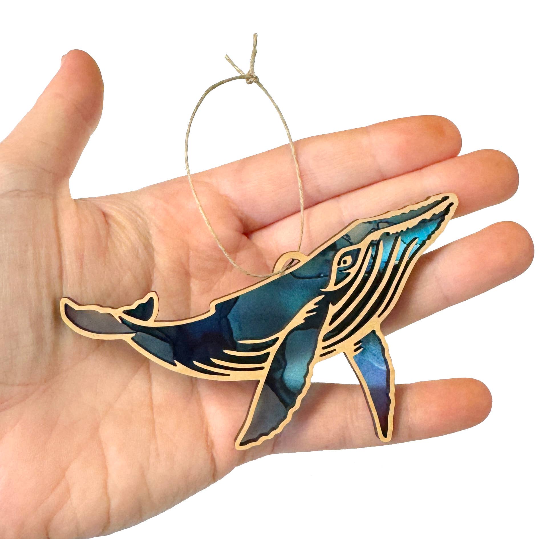 Art by Sharell - Wholesale Ornament Set - Humpback Whale Ornament | Coastal Hanging Decor5