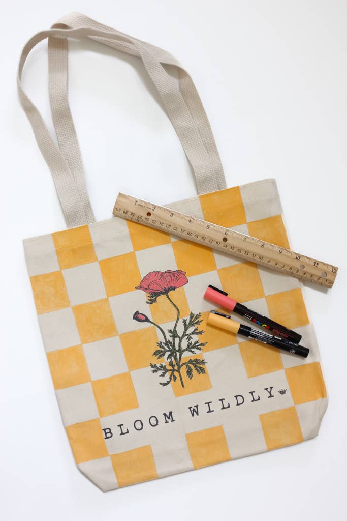 Crowned Free - Wholesale Tote Bag - Women's - Bloom Wildly Tote2