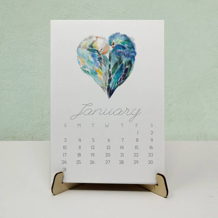 2024 Skrivebordskalender: Kære Kærlighed for engroshandel hos Triple Studio