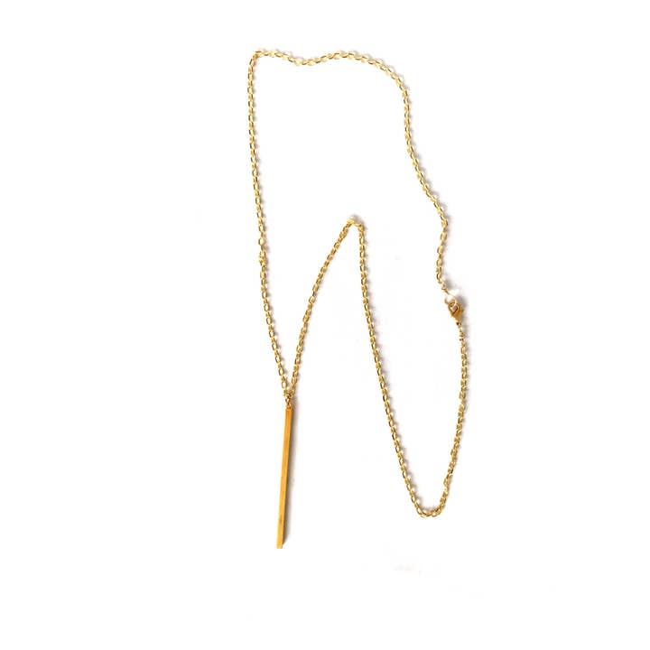 CV Designs - Wholesale Pendant/Charm Necklace - Bar Drop-Cvnbd