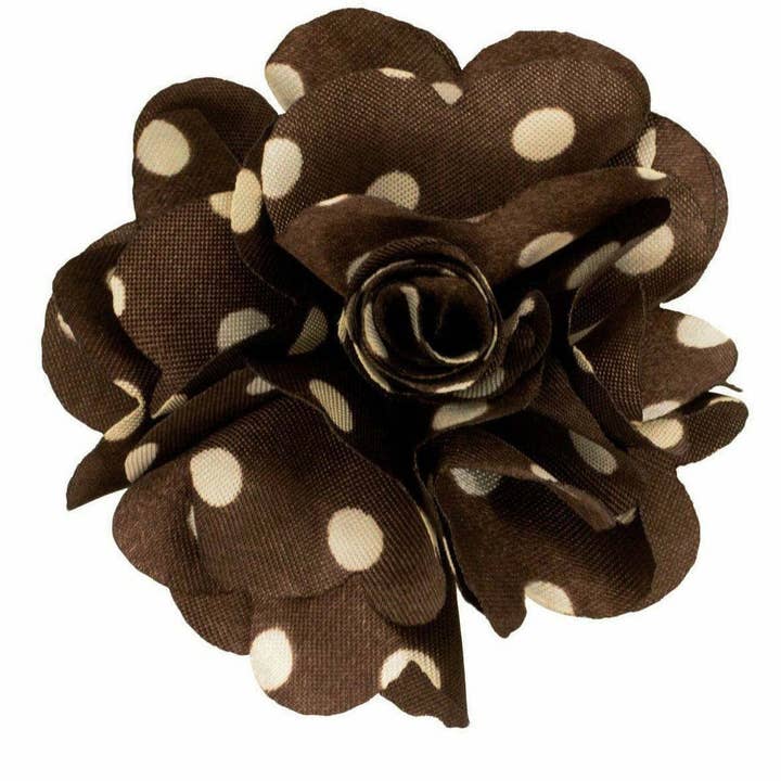 Dubal Brothers - Wholesale Lapel Pin/Button - Vittorio Vico Men's Formal Polka Dot Flower Lapel Pin: Flower Pin Suit Accessories Pins for Suit or Tuxedo by Classy Cufflinks3