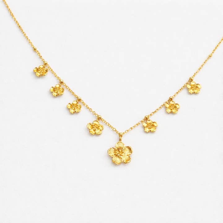 Magnolia Halskæde for engroshandel hos Poudre Bijoux