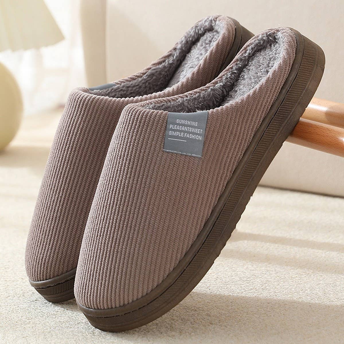 ACCITY - Wholesale Slippers - Women's - MINIMALIST WARMIES SLIPPERS BEDROOM SLIPPERS_CWSHS026516