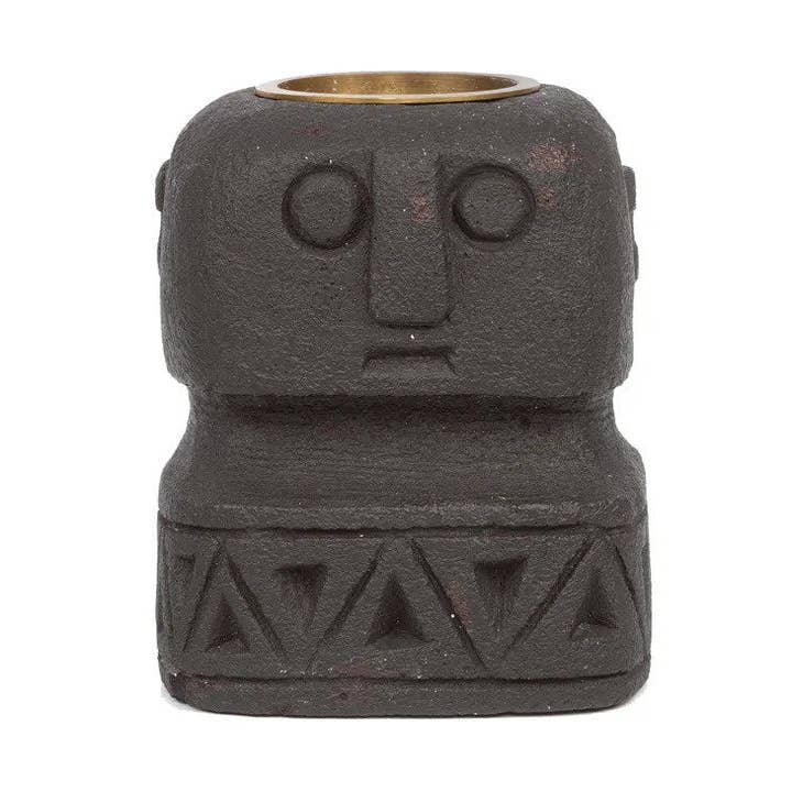 The Sumba Stone #26 Candle Holder for wholesale by Bazar Bizar Living