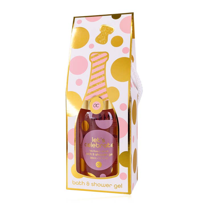 Accentra - Wholesale Body Wash/Shower Gel - Let's Celebrate Tea Rose & Velvet Bath Foam & Body Wash