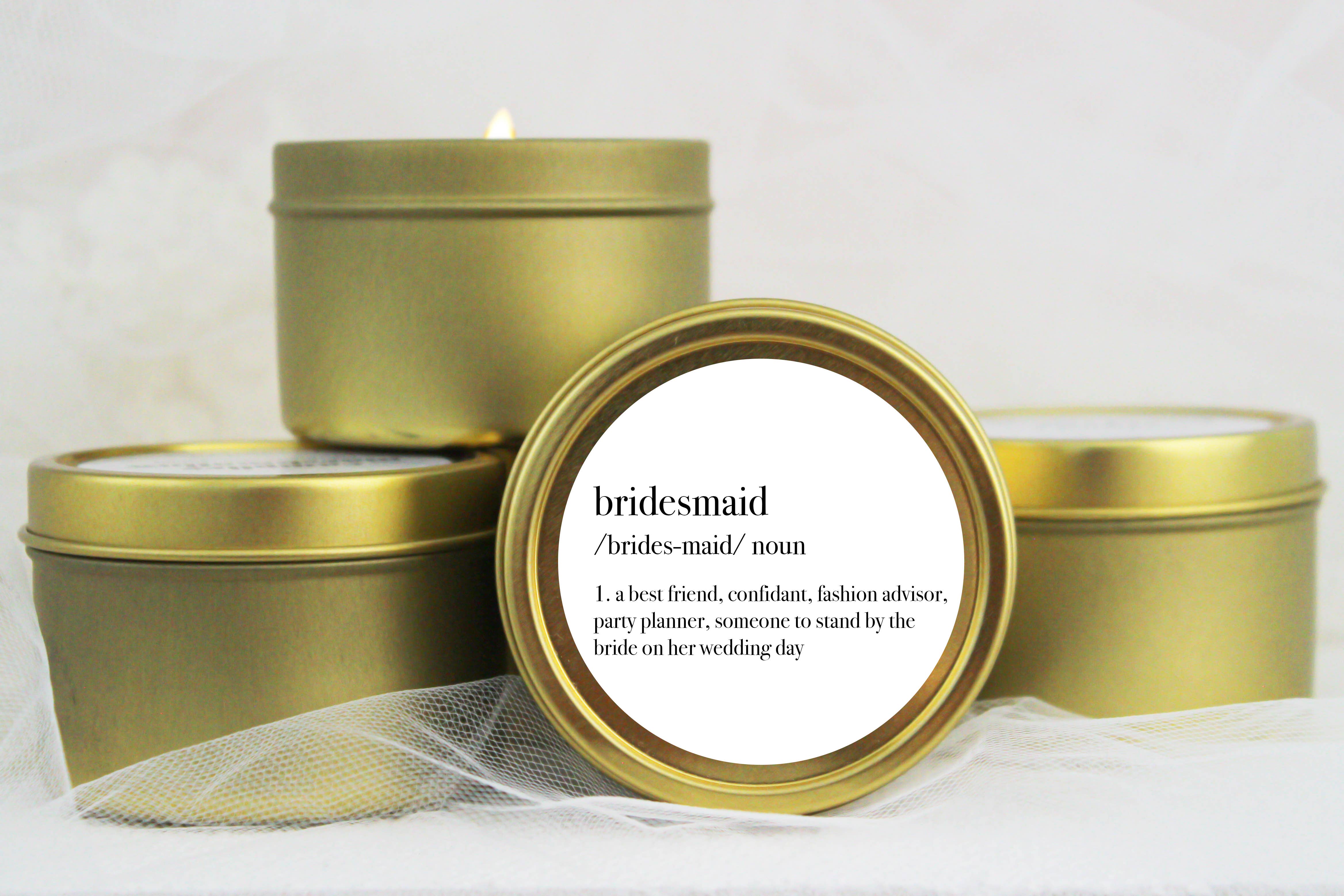 Aria Bella Candles - Wholesale Jar/Filled Candle - Bridesmaid Definition Soy Candle4