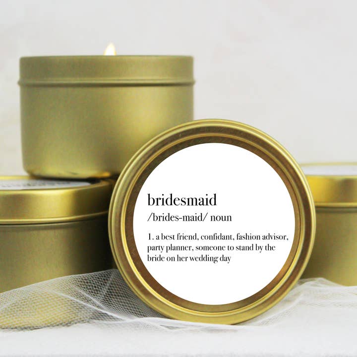 Aria Bella Candles - Wholesale Jar/Filled Candle - Bridesmaid Definition Soy Candle4